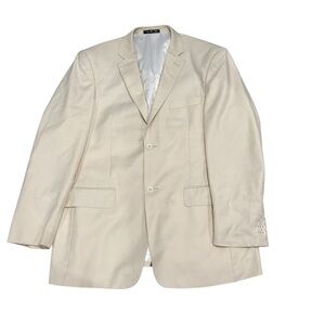Leonard Di Venchy Men's Cream Dress Blazer Sports Coat -size 42L